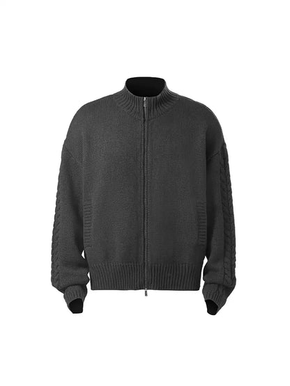 Shadow Braided Knit Sweater