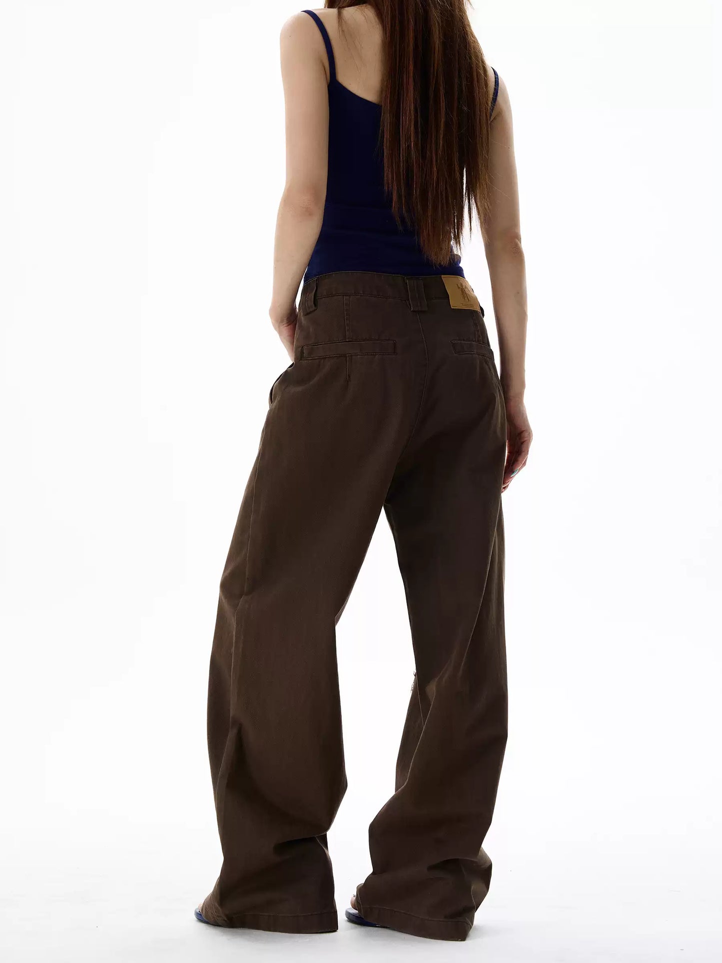 Retro Raw Edge Stitching Niche Design Diamond Destruction