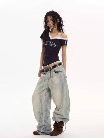 Retro Washed Baggy Machete