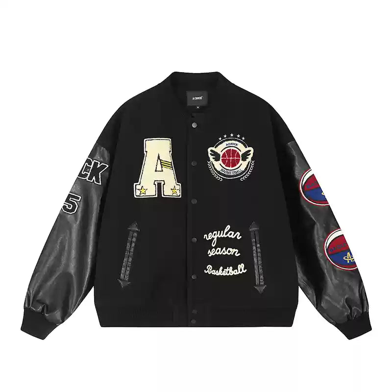 Embroidered American Letters Baseball Uniform