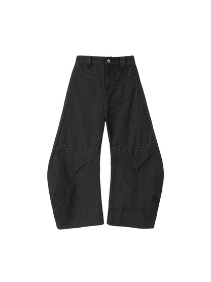 Scimitar Pants - Rivet Loose-Leaf Deconstructed Raw Denim Curved Blade