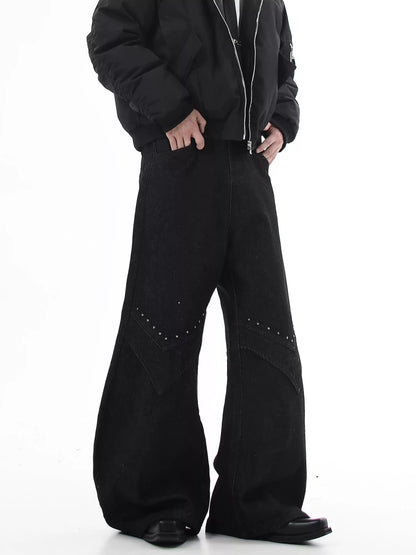 Scimitar Pants - Rivet Loose-Leaf Deconstructed Raw Denim Curved Blade