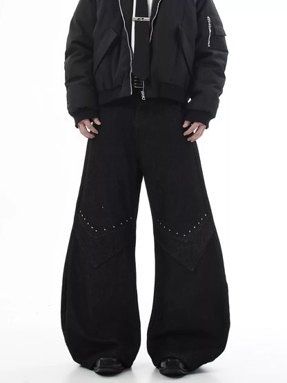 Scimitar Pants - Rivet Loose-Leaf Deconstructed Raw Denim Curved Blade